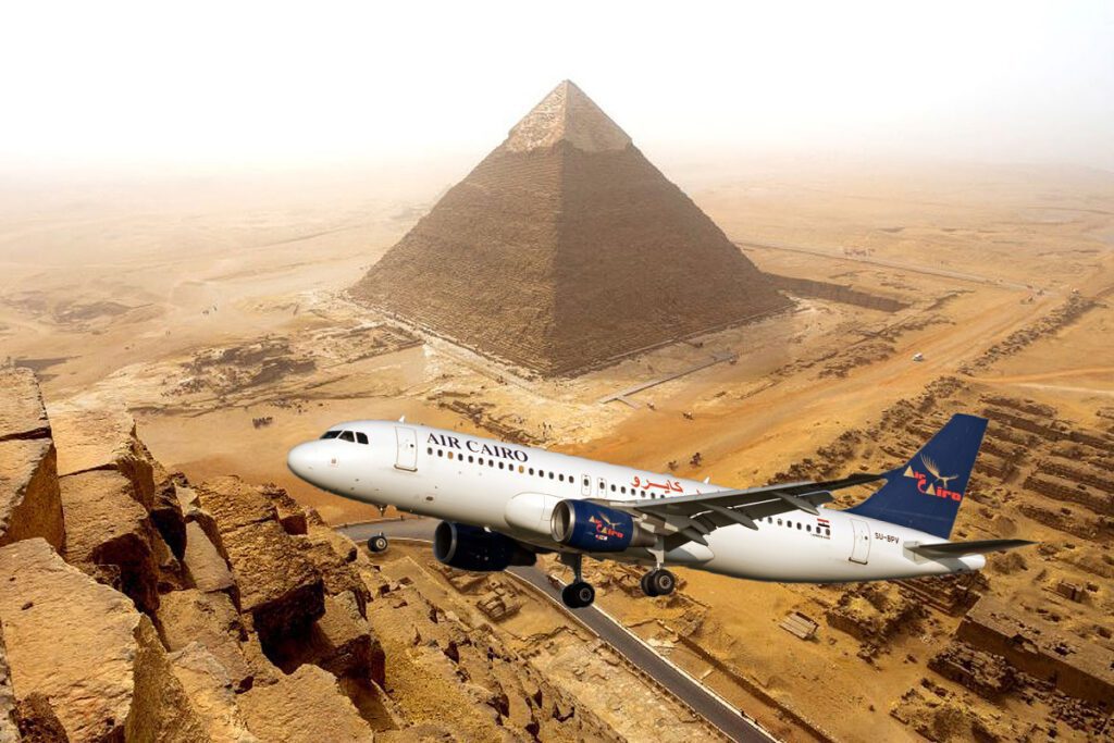 Hurghada nach Kairo Flugzeug