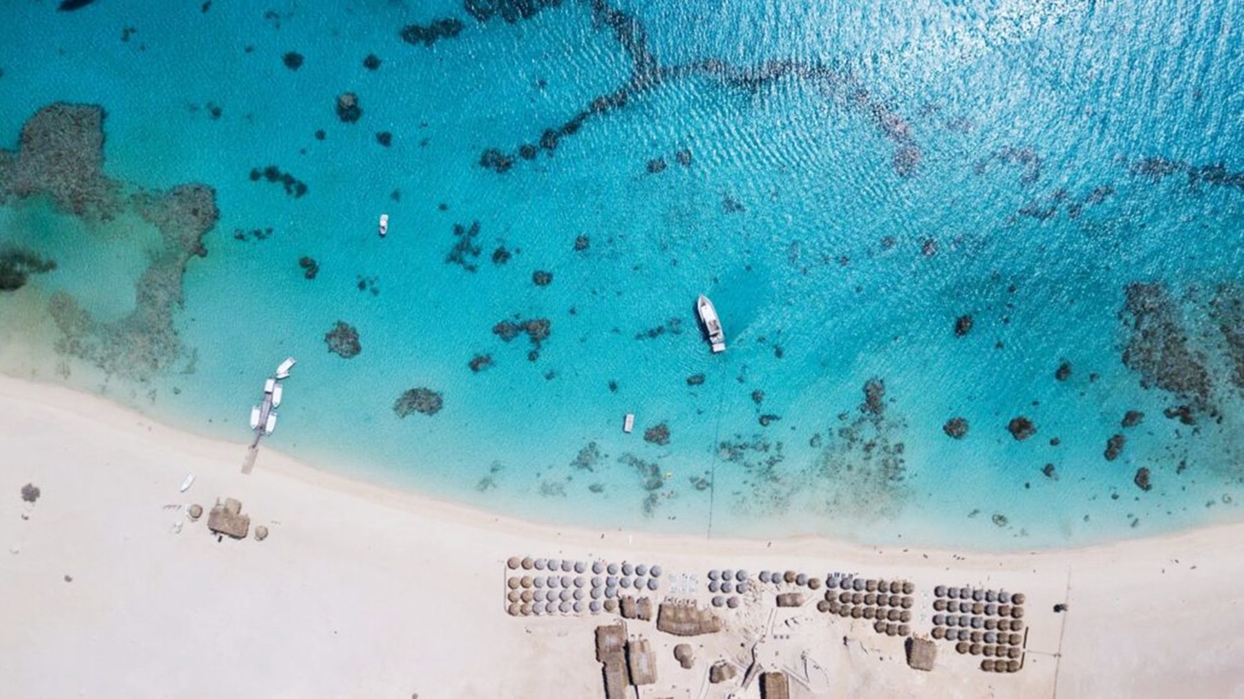 Paradies Insel Strand Hurghada.