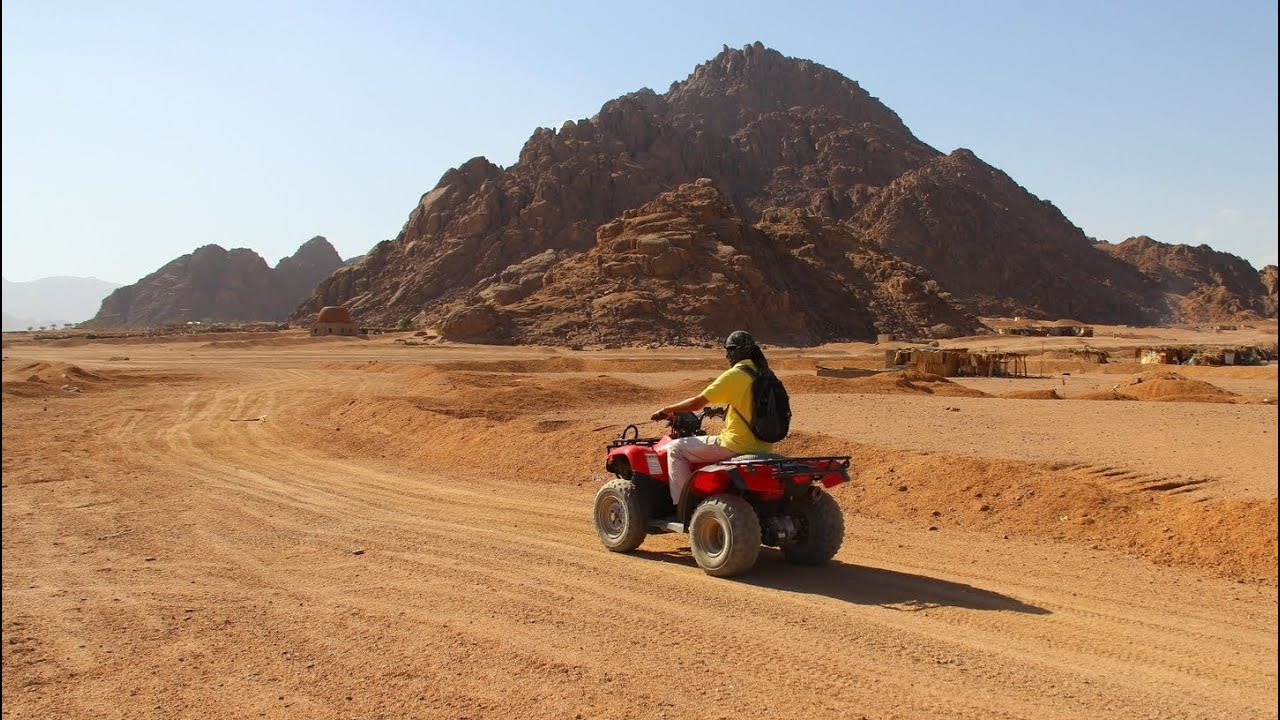 2 Stunden Quadfahren durch Sinai Wüste